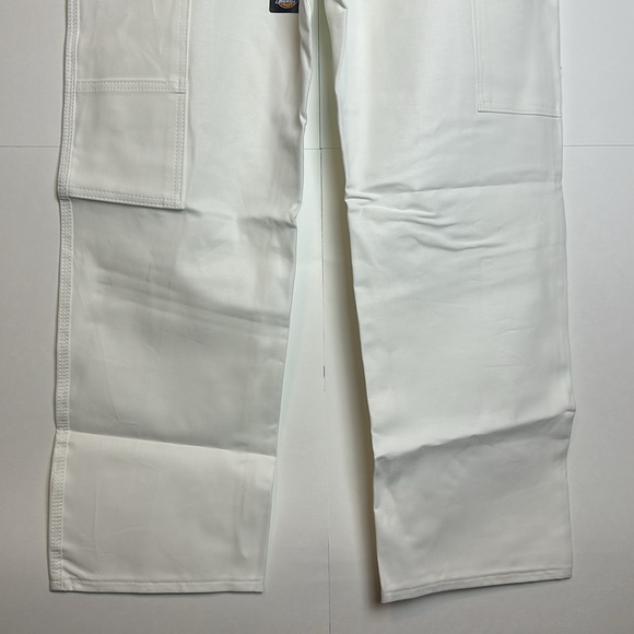 Dickies White Utility Pants Relaxed Fit Size 36x30 - Picture 3 of 11
